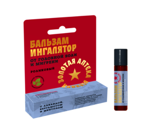 Роликовый бальзам-ингалятор «Золотая аптека Кавказа» От головной боли и мигрени