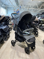 Коляска детская MOWBaby "CROSS" RA089 Gold Grey