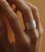 Кольцо Лёд широкое