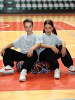 Брюки для девочки Успех-3 Виотекс ЧЁРНЫЙ