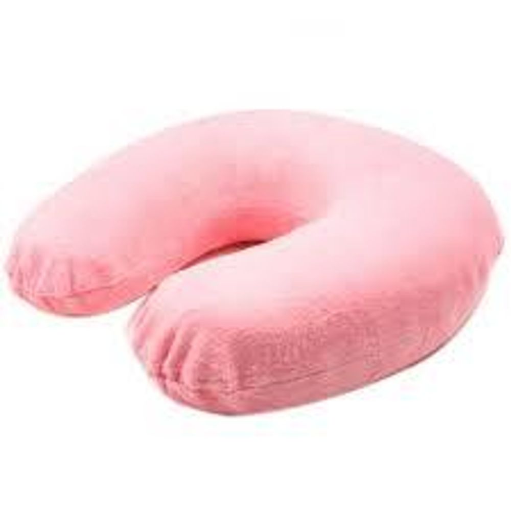 Ортопедическая подушка светло розового цвета