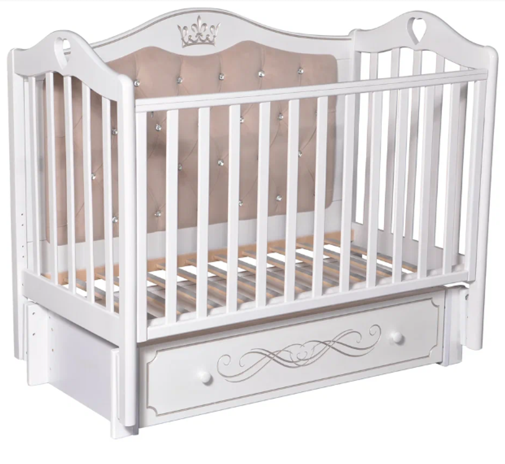 Кровать Кедр Karolina 10 (ящик,маятник)