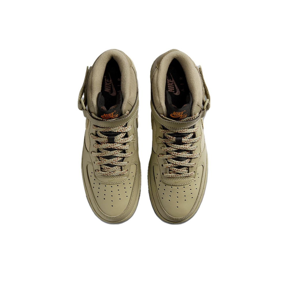 Кроссовки Nike Air Force 1 Mid Khaki Black Nylon