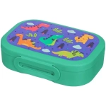 ЛАНЧ-БОКС С ДЕКОРОМ, 180x130x50ММ, 0,98Л (Зеленый)