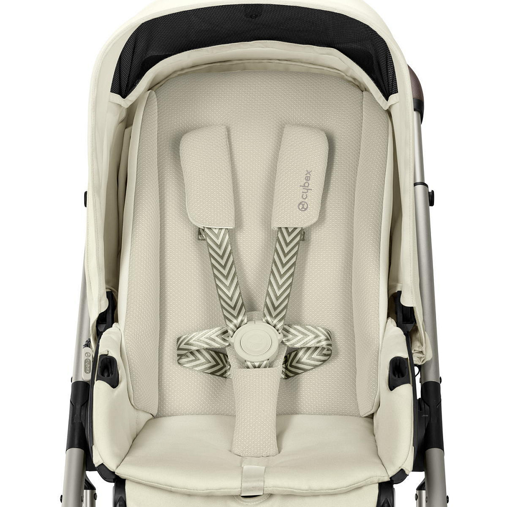 Прогулочная коляска Cybex Talos S Lux TPE Seashell Beige с дождевиком
