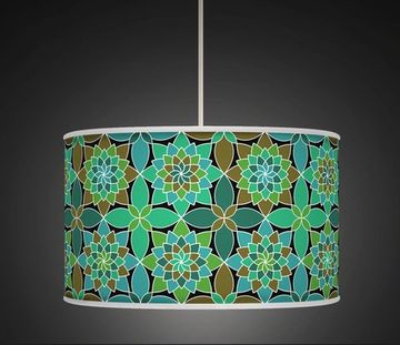 Дизайнерский абажур Green Flowers ( by Delightful )