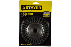 Щетка дисковая "MASTER" (150 мм; 22 мм) для УШМ STAYER 35120-150