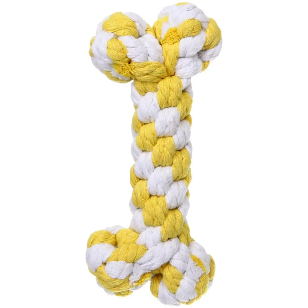 Игрушка - когтеточка для кошек и собак «Косточка», цвет желтый