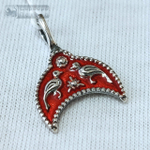 Подвеска "Лунница с птичками" горячая эмаль мал.