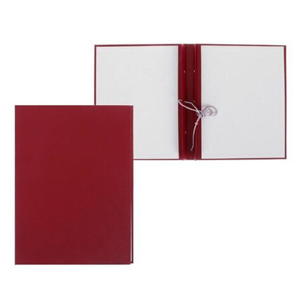 Папка д/дипломных работ А4, без бумаги, без надписи, бордовая
