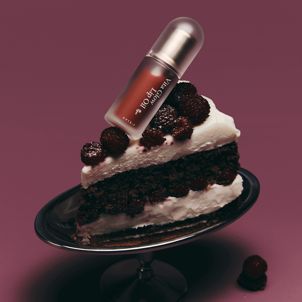 AXIS-Y Lip Oil Vita Glow Chilled Berry Масло для губ витаминное с экстрактом малины, 4 мл