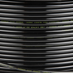 HUS0406-BK Трубка черная Harrison PU 4х6 мм, длина 200 м