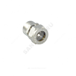 Муфта латунь никель 15Aх1/2" обжим/ВР STAHLMANN SSFL1501/2NEF