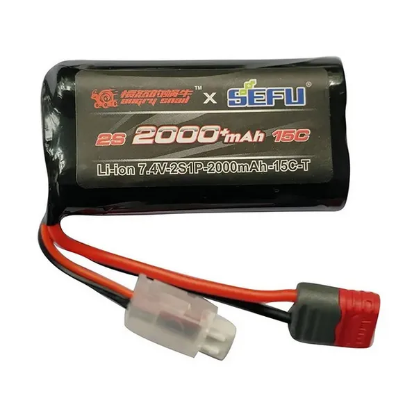 Аккумулятор Li-Po 2000mAh, 7,4V, 25C, T‐plug для автомоделей MJX 14301/14302/14303 MJX-B2S20