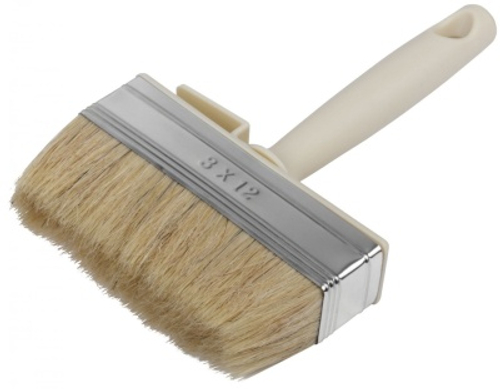 Макловица 30*120мм натуральная щетина пластиковый корпус