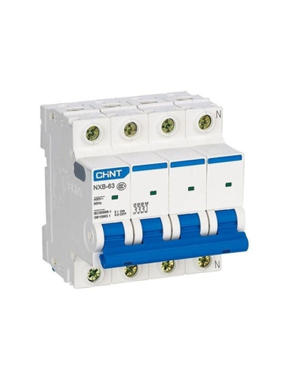 Выключатель автоматический модульный 4п C 25А 4.5кА NXB-63S (R) CHINT 296907