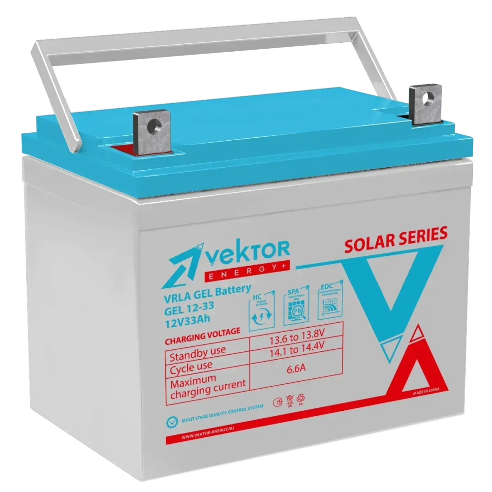 Аккумуляторная батарея Vektor Energy GEL 12-33