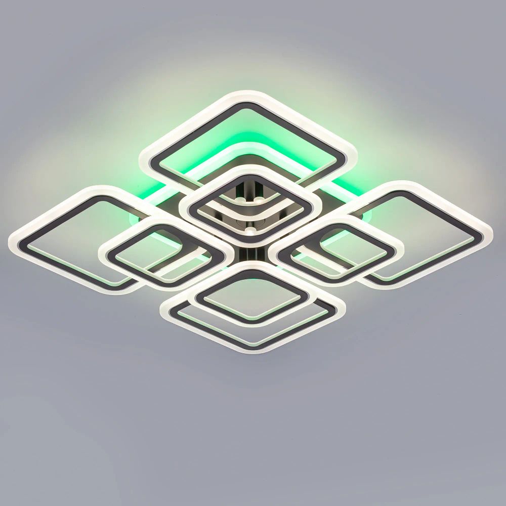 Citilux Марсель Смарт CL232A185E RGB Умная люстра Чёрная