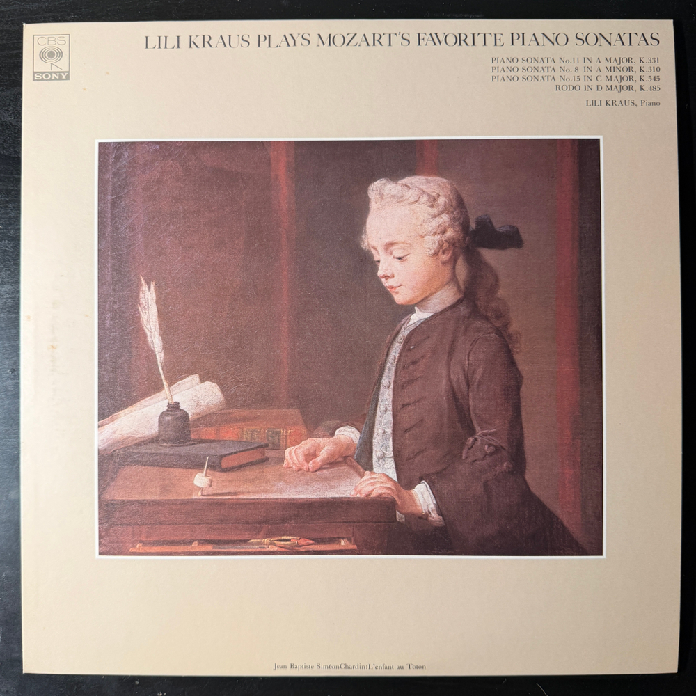 Моцарт - Сонаты №8, №11, №15 (Япония)