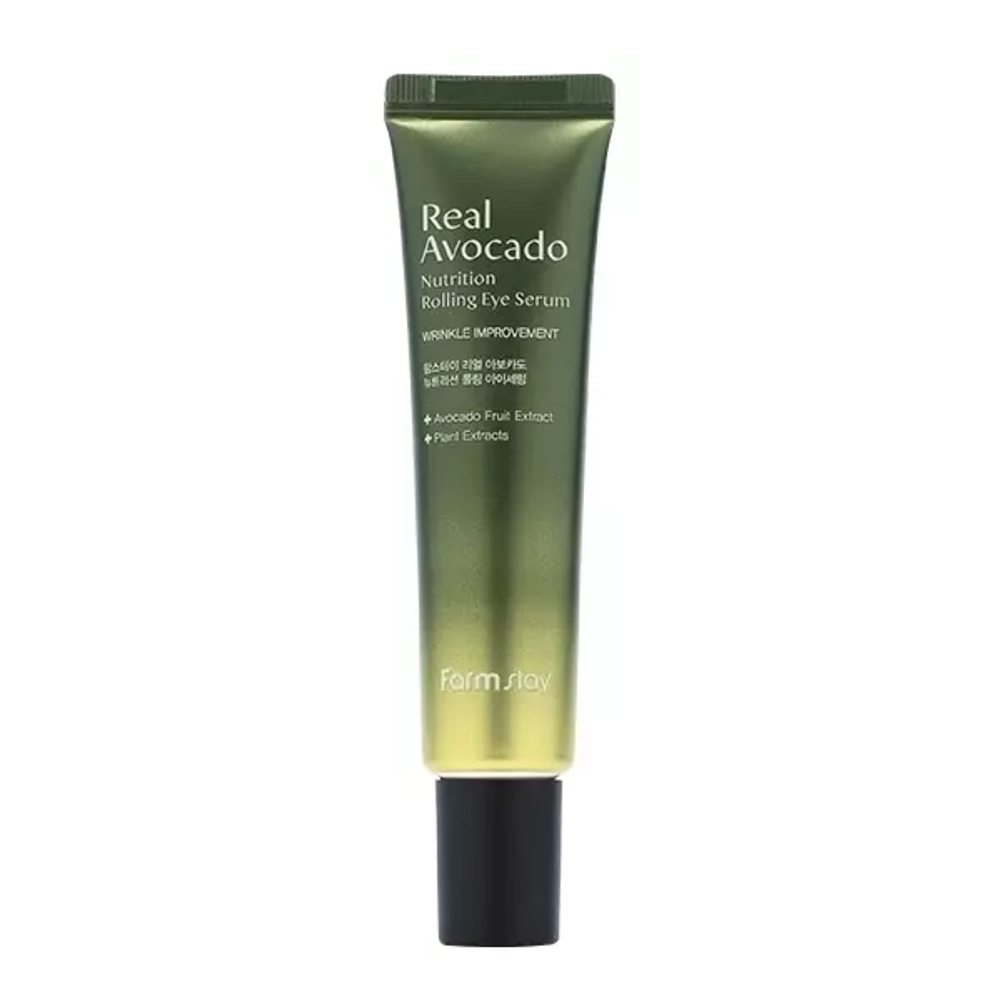 Сыворотка-роллер для кожи вокруг глаз с экстрактом авокадо FarmStay Real Avocado Nutrition Rolling Eye Serum