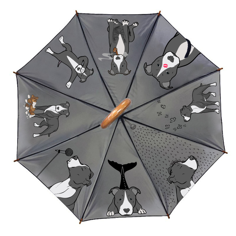 Зонт "Веселые Питбули"
