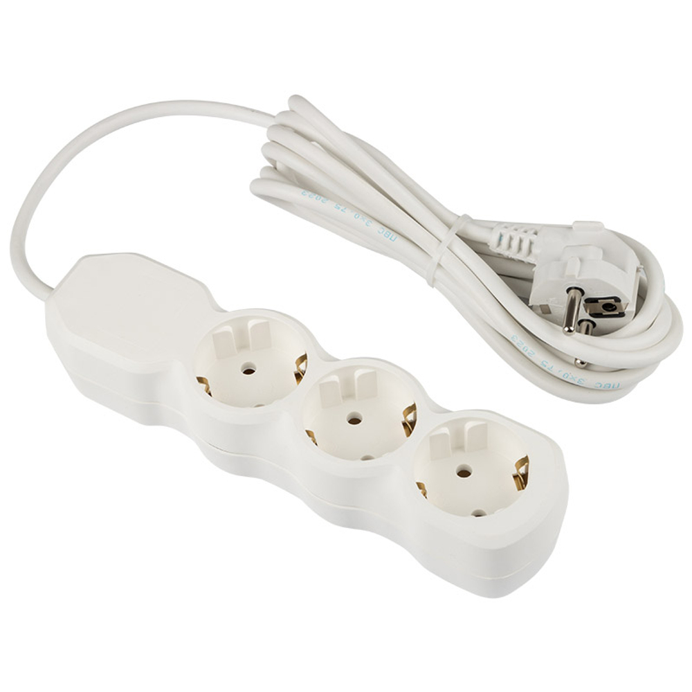 Удлинитель Engy "Гранд" 3м/3роз с заземлением (ПВС 3х0.75)