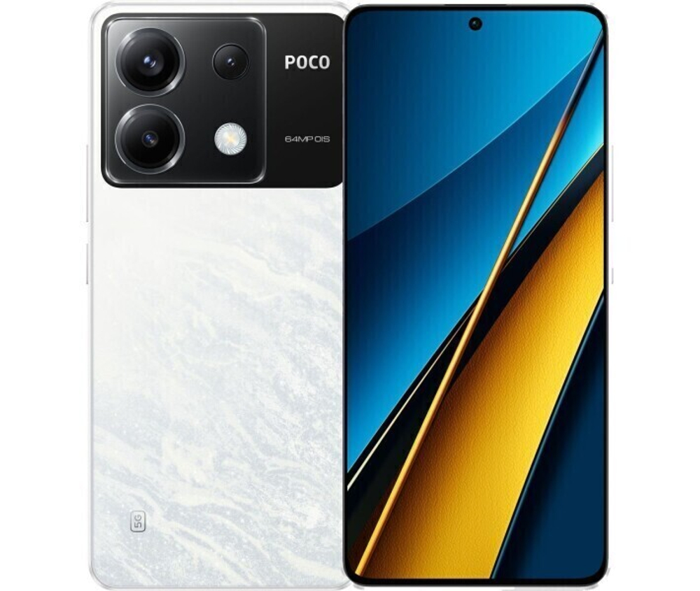Смартфон Poco X6 5G 8/256ГБ EU Белый