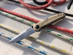 Складной нож Biker Z M390 (Cryo) StoneWash