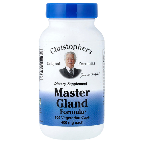 Christopher's Original Formulas, Master Gland Formula, 100 вегетарианских капсул