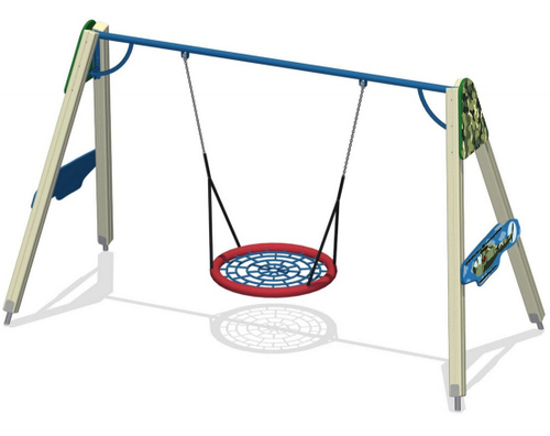 Качели деревянные Гнездо КЧ-04.8