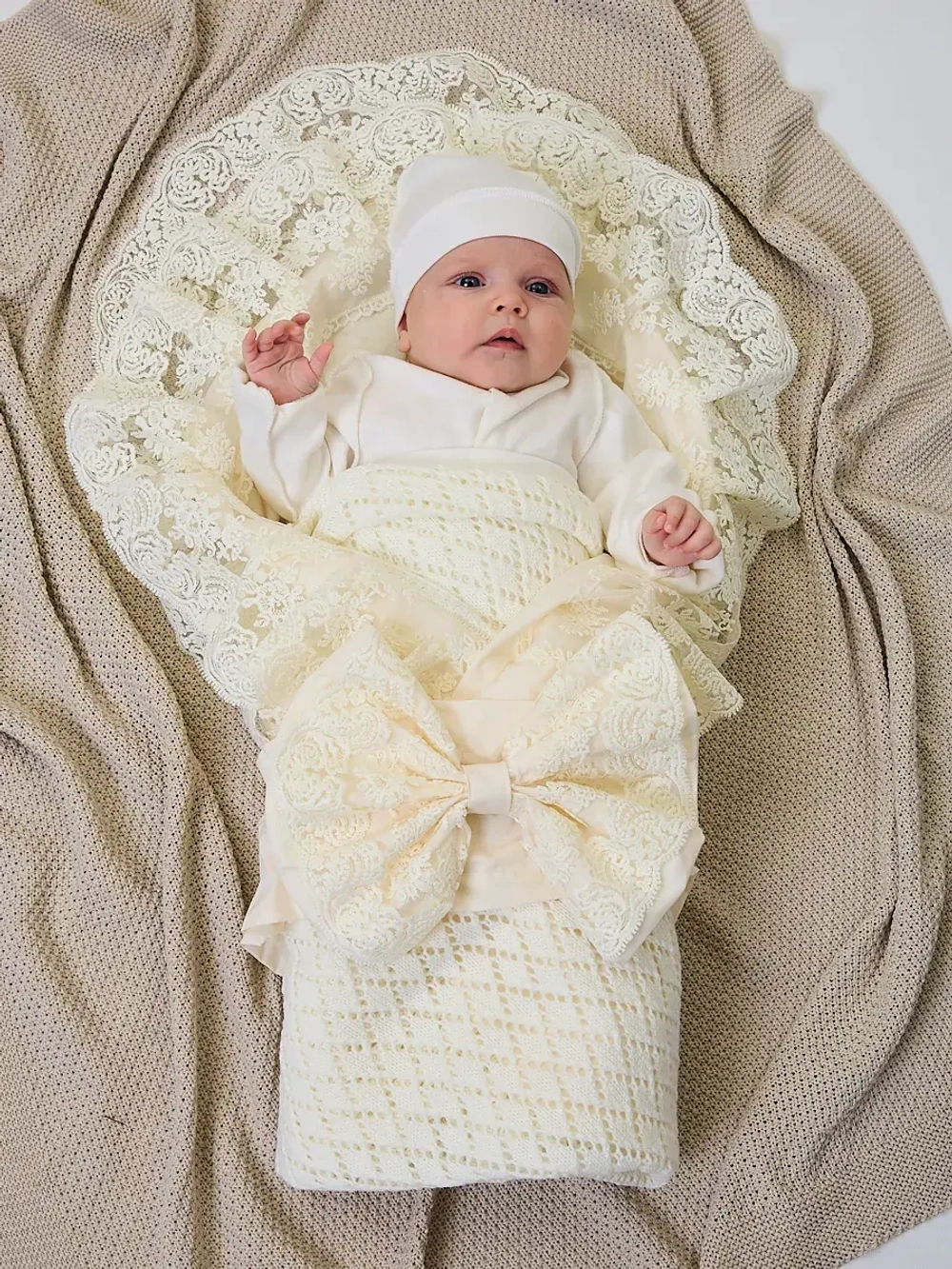 Конверт на выписку для новорожденных летний