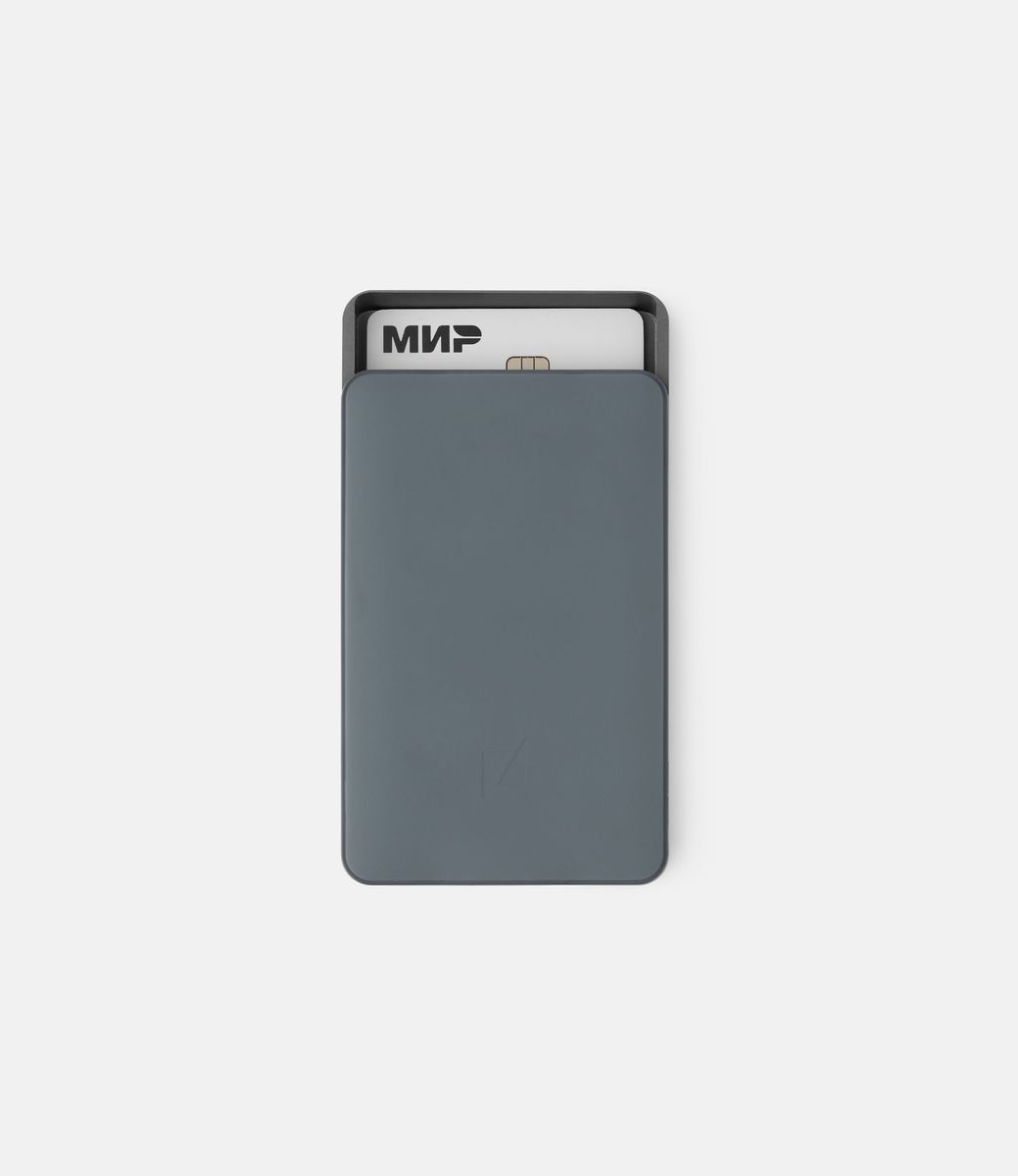 Zenlet Wallet 2 Space Grey — картхолдер из алюминия