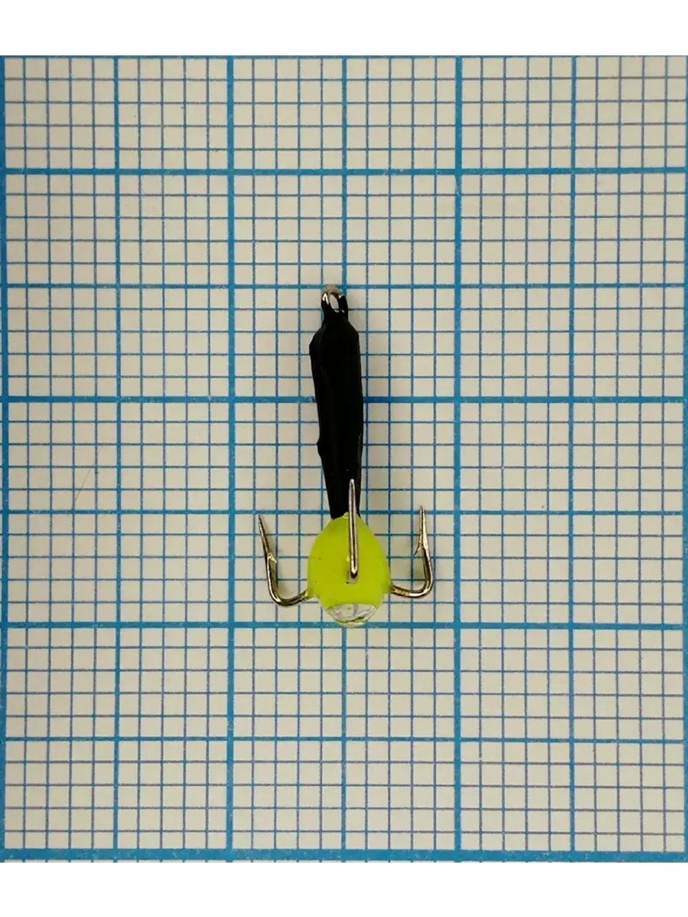 Мормышка вольфрамовая "Черт с петлей-длинный"