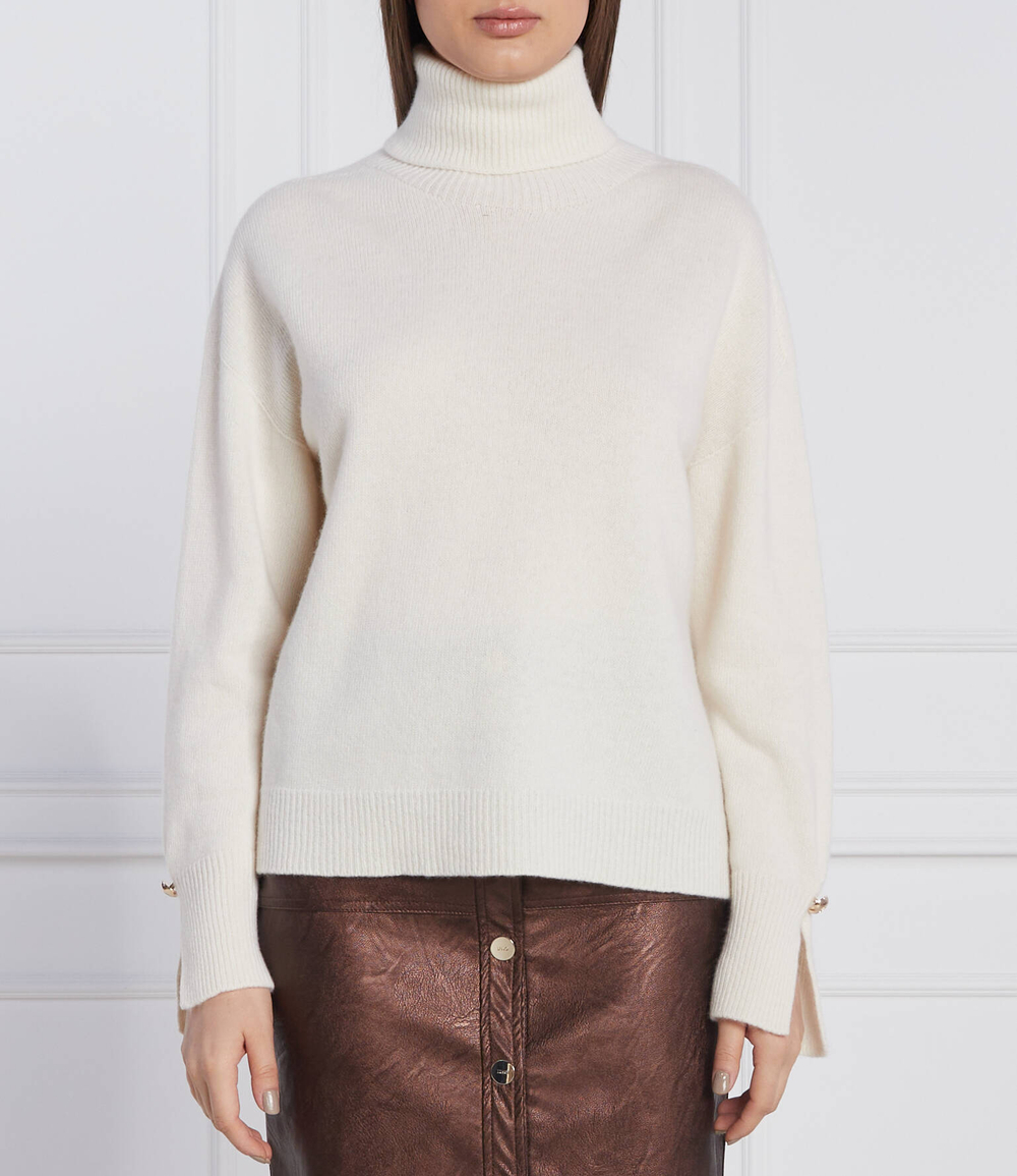 Хлопковый гольф Liu Jo - белый(CF2343 MA31N)