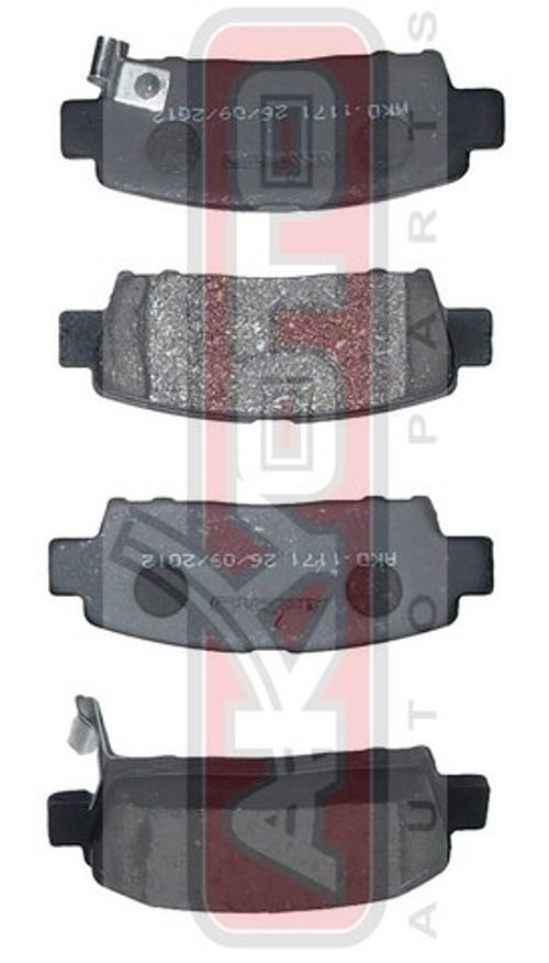 Колодки тормозные дисковые задние AKYOTO AKD1171