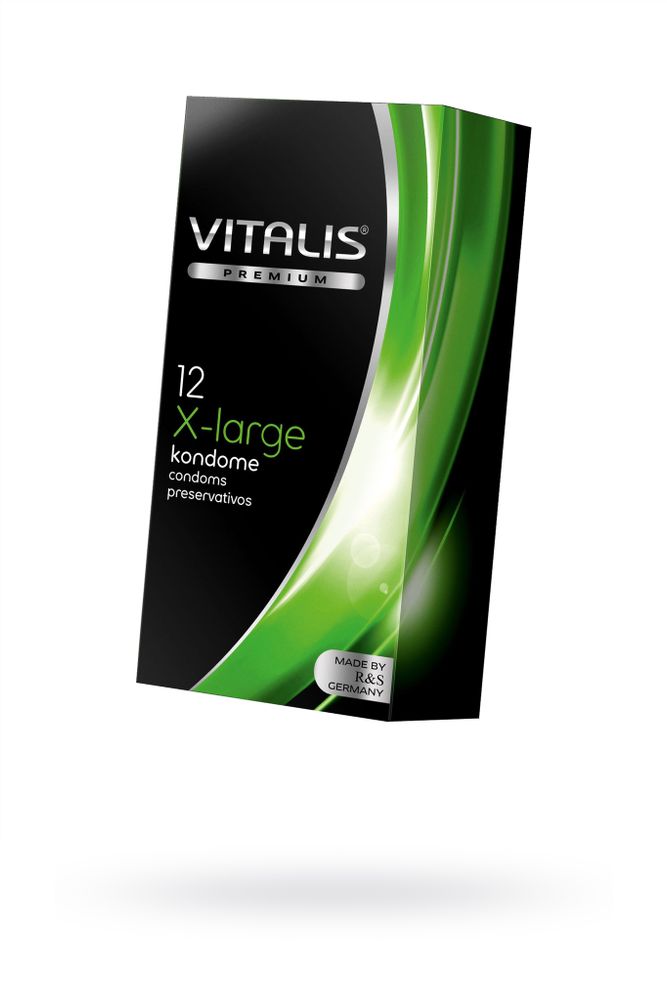 Презервативы Vitalis Premium X-Large - увеличенного размера, 12 шт