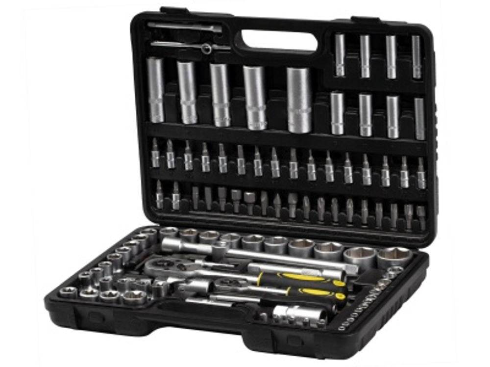 Набор ручного инструмента в пластиковом кейсе 107пр Kolner KTS107 Х