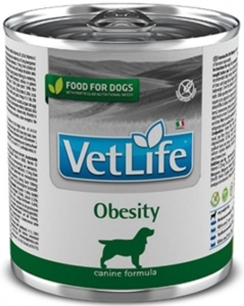 Farmina VetLife 300г конс. Obesityдля собак, для снижения избыточной массы тела