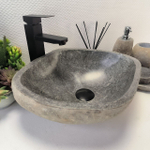 Раковина из речного камня RS63885 (42*36*16) 0120