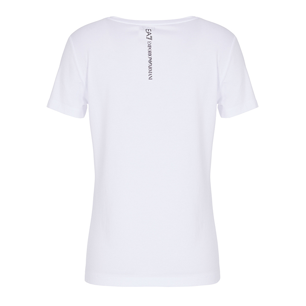 Женская теннисная футболка EA7 Women Jersey T-Shirt - white