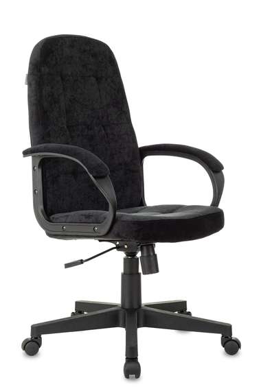 Кресло руководителя Бюрократ CH 002 черный Light-20 крестов. пластик