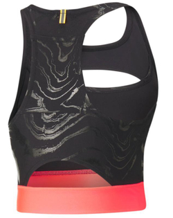 Женский топ теннисный Puma Run Ultraform Aop Crop Tank - черный