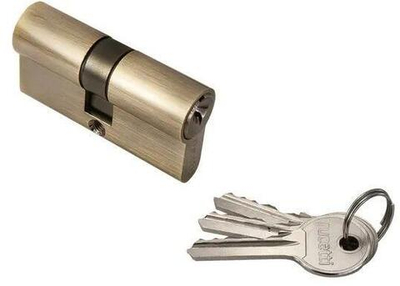 Ключевой цилиндр 60мм R60C бронза античная