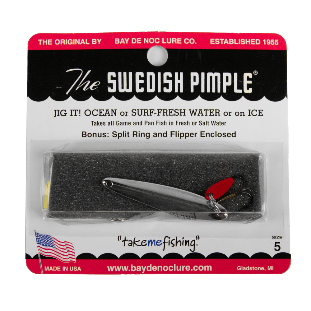 Блесна Bay de Noc Swedish Pimple #5 (48мм, 9.3гр)