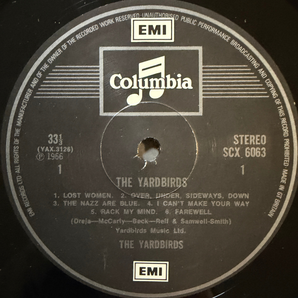 Yardbirds ‎– The Yardbirds (Англия 1976г.)