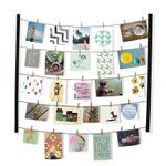 Панно с зажимами для 40 фото Hangit чёрный