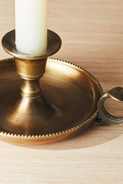 ZARA HOME ПОДСВЕЧНИК ЗОЛОТОГО ЦВЕТА, ЗОЛОТИСТЫЙ