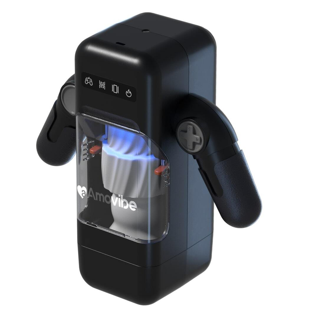 Черный инновационный робот-мастурбатор Game Cup (Цвет: черный)