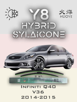 Щетки стеклоочистителя HUOYE Y8 650/425 мм на Infiniti Q40 | Hook/J-Hook
