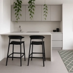 Стул полубарный Bradex Home Forma, чёрный